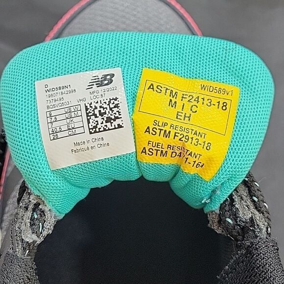 NWT NEW BALANCE WOMEN'S 589v1 COMPOSITE TOE SNEAKERS, - Picture 14 of 16